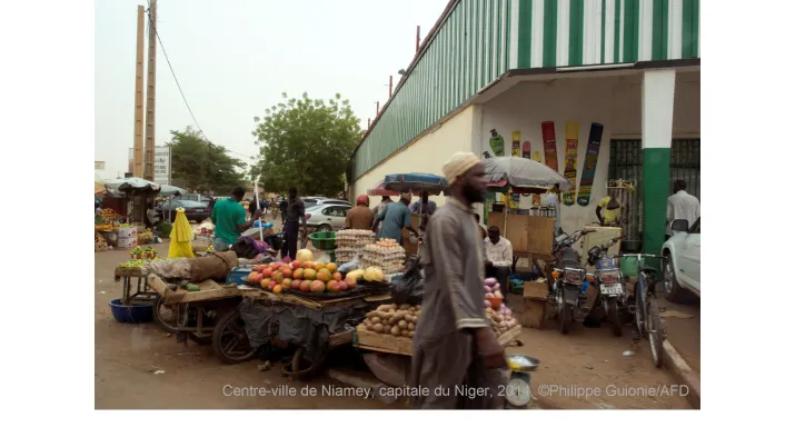 Etude sur les systèmes d’approvisionnement et de distribution alimentaires  au Niger