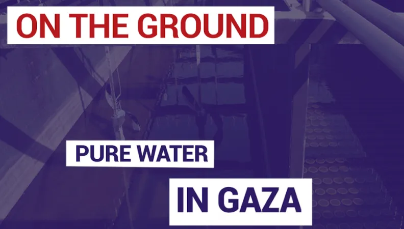 Pure water in Gaza